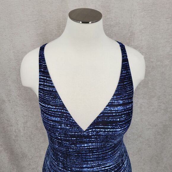 Speedo Blue One Piece Swimsuit Women's Plus Size 16 - Picture 2 of 12